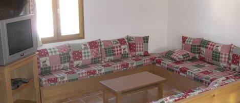 TV, fireplace, DVD player