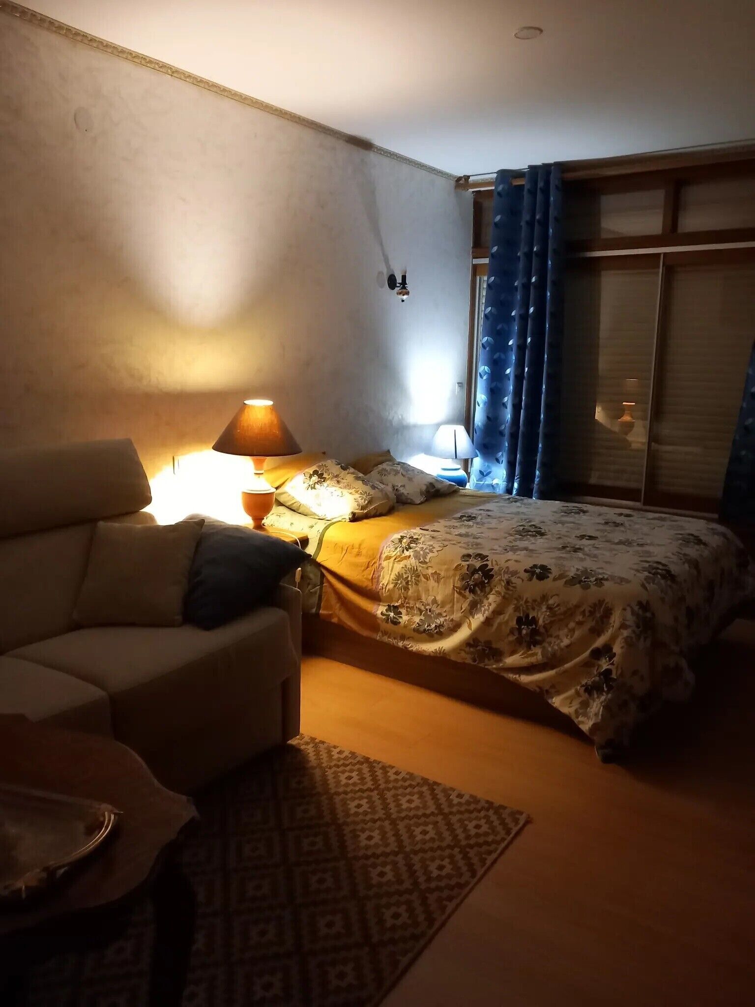 1 bedroom, iron/ironing board, bed sheets