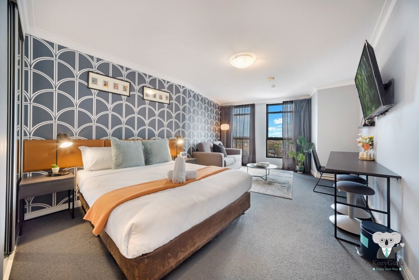 Iron/ironing board, WiFi, bed sheets, wheelchair access