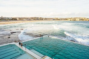 Enjoy the ocean view from our infinity pool, adjacent to the beach.