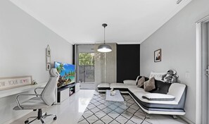 Living area - KozyGuru | Ryde | Cosy 2Bed Apt with Private Yard (Ryde)