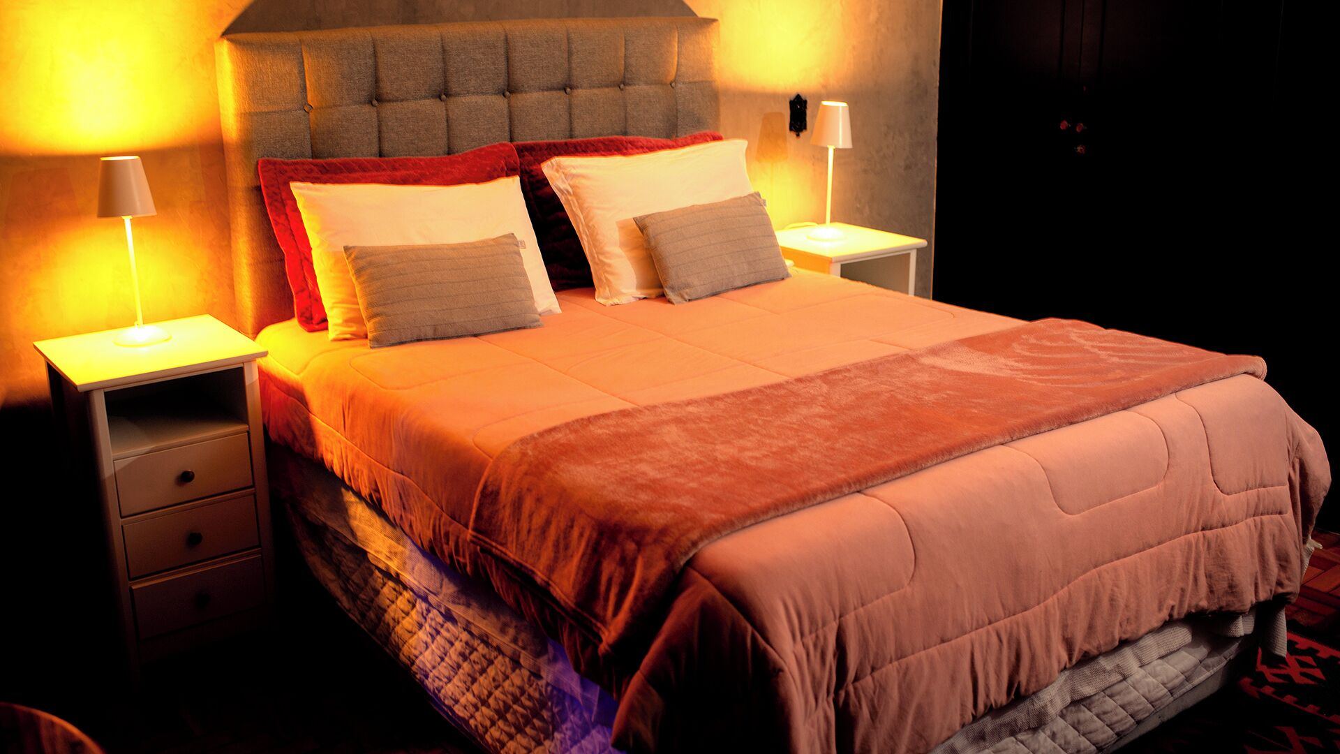 Quarto casal conforto, vista para a cidade | Cortinas blackout, quartos à prova de som, ferros/tábuas de passar roupa