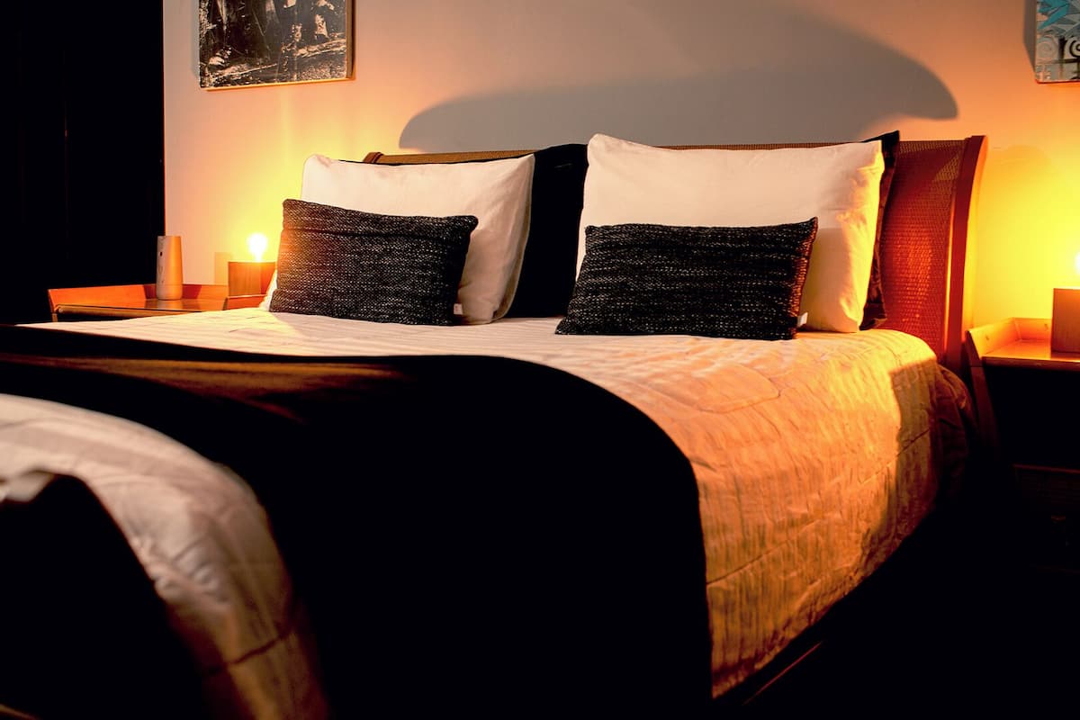 Comfort Suite, 1 Queen Bed, Refrigerator, City View | 1 bedroom, blackout drapes, soundproofing, iron/ironing board