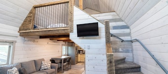 Adorable renovated Milk barn along Henry’s Fork of the Snake River. 