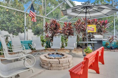 Lakefront Retreat at 6BR Escape w/ Heated Pool | Private Dock | Game Room | Kayaks | Deck | Perfect