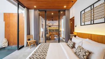 Standard Villa, Pool View | 2 bedrooms, bed sheets