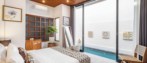 Standard Villa, Pool View | 2 bedrooms, bed sheets