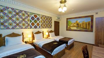 Standard Triple Room | Premium bedding, down duvets, in-room safe, individually decorated