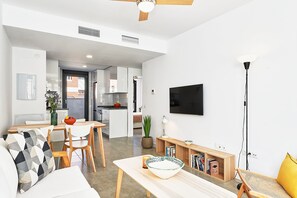 50-inch LCD TV with cable channels