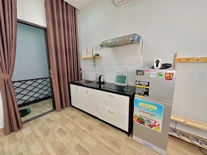 Superior Double Room | Private kitchenette | Fridge, stovetop