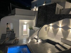 Pool - Cosy suite with heated jacuzzi and view (Episkopi Gonias)