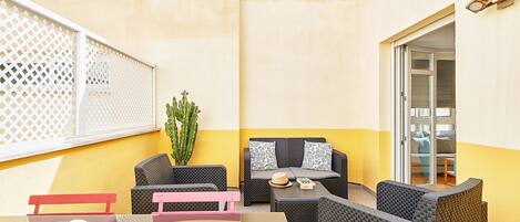 Comfort-lejlighed | Terrasse/gårdhave