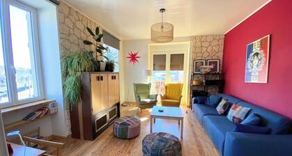 Comme Ă la maison ! Superbe gĂźte avec jardin + parking proche gare.