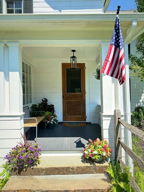 Exterior detail - Private Unit in shared 1830 Farmhouse (Hillsdale)