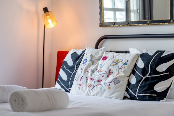 2 Schlafzimmer, Bügeleisen/Bügelbrett, kostenloses WLAN, Bettwäsche