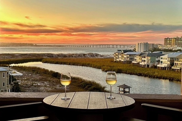 Sunset Views from the Balcony