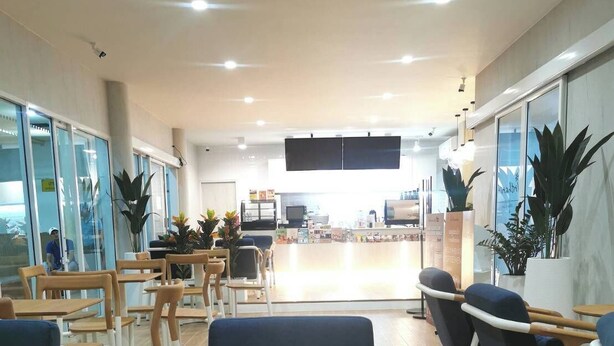 Sala de estar en el lobby
