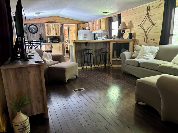 Smart TV, DVD player - Bryson City Adventure Base (Bryson City)
