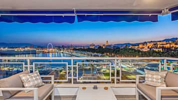 Uitzicht vanuit accommodatie