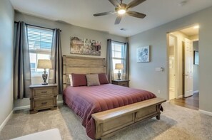 4 bedrooms, iron/ironing board, free WiFi, bed sheets
