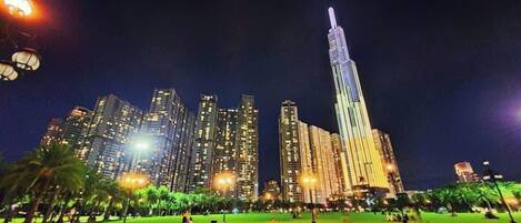 Front of property - evening/night