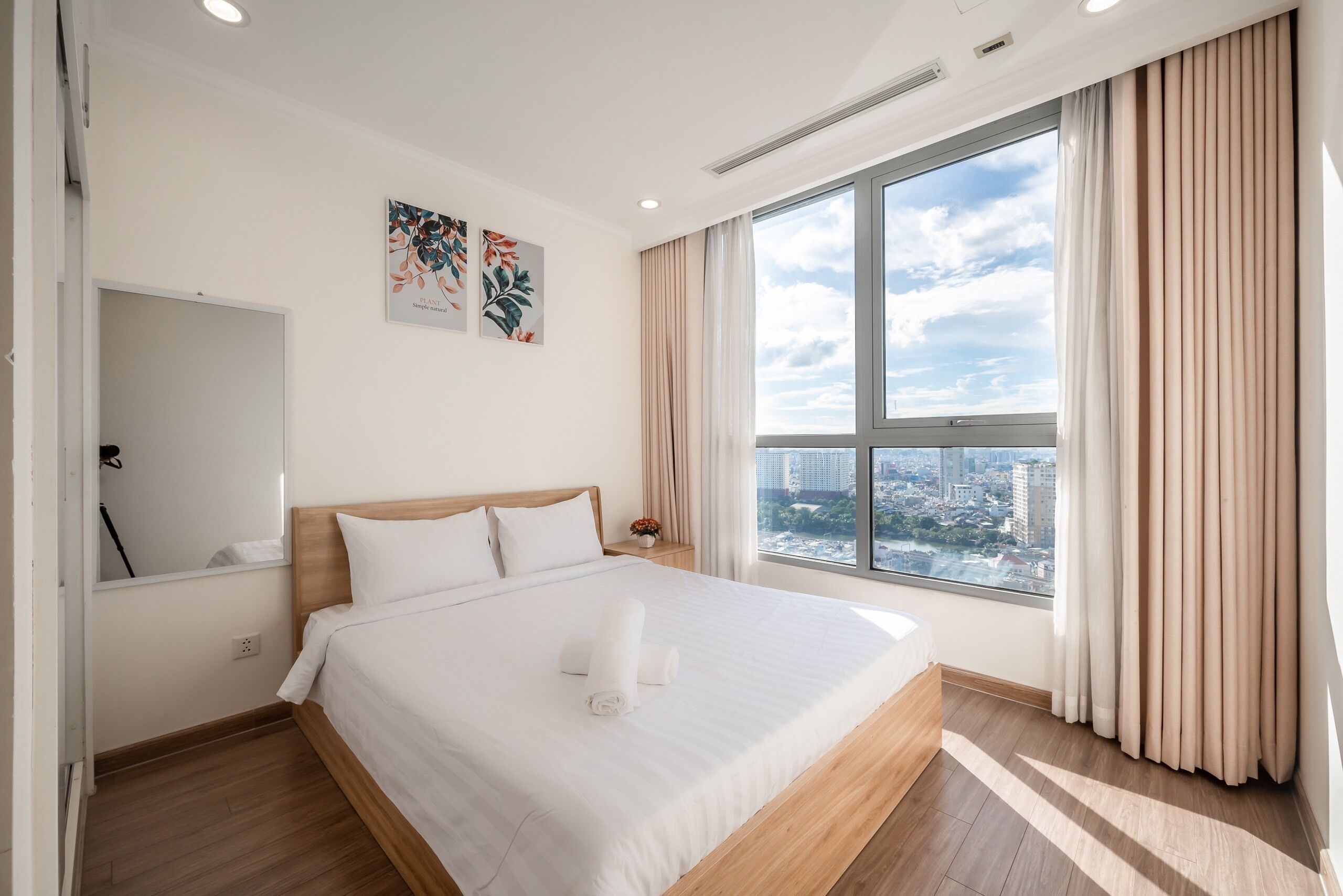 Apartment, 3 Bedrooms, Balcony, City View | Individually decorated, individually furnished, desk, laptop workspace