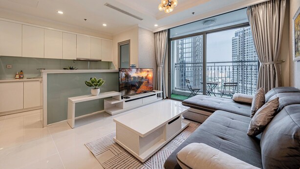 Apartemen, 3 kamar tidur, balkon, pemandangan kota | Area keluarga