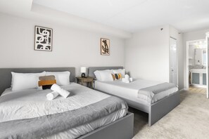 Comfort Apartment, 1 Bedroom, City View | Premium bedding, desk, laptop workspace, iron/ironing board - Work + Rest in DC Apartments (Arlington)