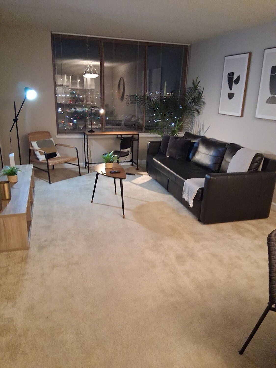 Apartment, 1 Bedroom, City View | Living area | 50-inch plasma TV with cable channels