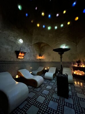 Sauna, steam room, mud baths, hot stone massages, deep-tissue massages - Fes Touria Palace (Fes)