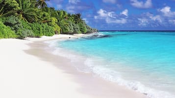 Beach nearby, white sand