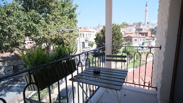 Family Double Room, Balcony, City View | Egyptian cotton sheets, premium bedding, down duvets, memory-foam beds