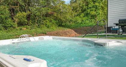 Luxurious 5-bedroom house with swim-spa, fitness&weight room, game room, & more!