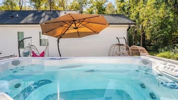 Piscina externa, piscina aquecida