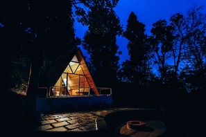 Kabin Eksklusif, 2 kamar tidur, pemandangan gunung | Wi-Fi gratis dan seprai linen