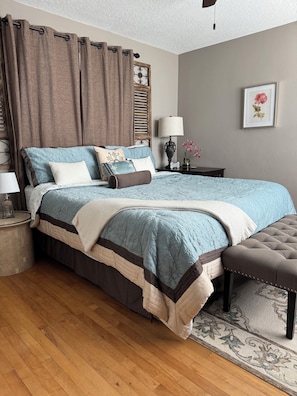 3 dormitorios, tabla de planchar con plancha, wifi y ropa de cama