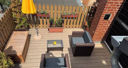 SonnenDeck Gera - priv. Dachterrasse & zentrumsnahe