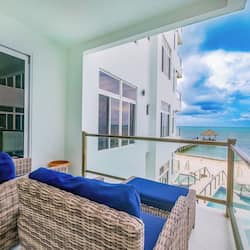 Luxury Condo, 2 Bedrooms, Ocean View | Terrace/patio