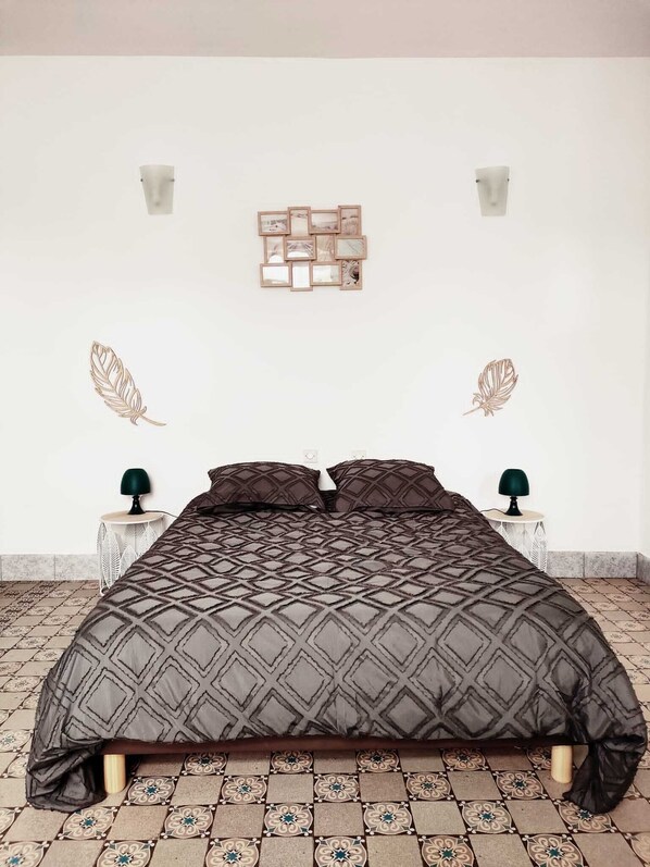 1 slaapkamer, beddengoed