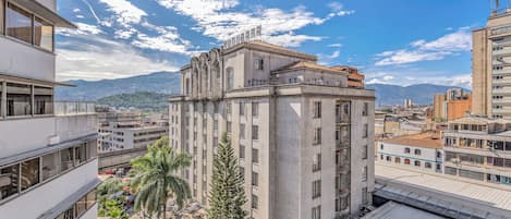 Vue sur la ville depuis l’hébergement