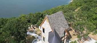 One of a kind Castle on picturesque Skiatook Lake with a Rapunzel exterior look