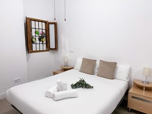 1 bedroom, iron/ironing board, internet, bed sheets