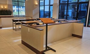 Daily self-service breakfast for a fee