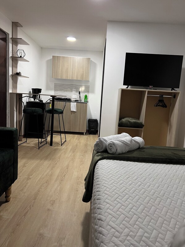 1 bedroom, bed sheets - Tu Descanso Cerca al Aeropuerto (Bogotá)