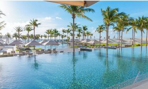 Pool - Garza Blanca 5 Star Resort Cancun:  Dec 21 - 28, 2024 Tropical Holiday Vacation  (Cancun)
