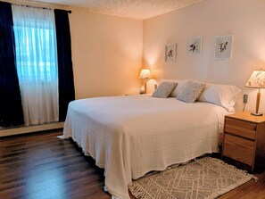 2 dormitorios, escritorio, wifi gratis y ropa de cama