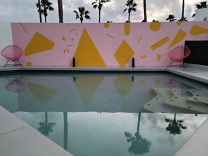 Outdoor pool, a heated pool - Spacious TJ Home W/ Private Heated Pool! No Cleaning Fees! Free Late Check Out
 (San Marino)