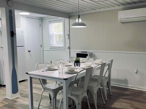 Dining - HOT TUB, beach access, 2-bdrm cottage just outside Port Austin with AC & WiFi #1 (Port Austin)