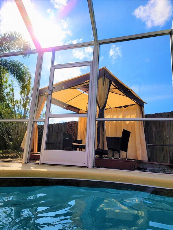 Una piscina climatizada