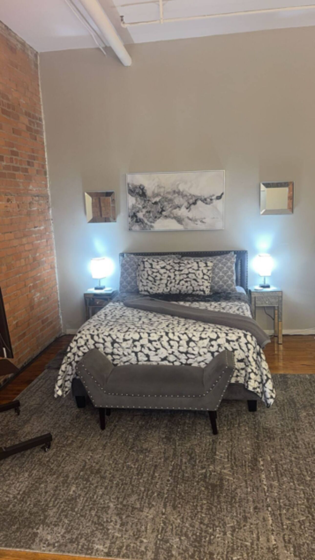 1 soveværelse, skrivebord, strygejern/strygebræt, Wi-Fi (tillægsgebyr)